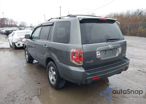 2007 Honda Pilot Ex-L from USA, damaged, VIN 2HKYF18637H501896